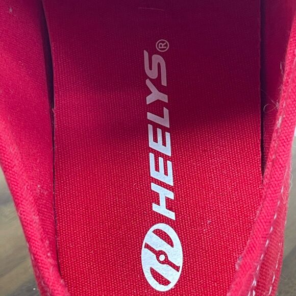 Heelys Skate Shoes Youth Size 4 Red White Canvas Lace Up Pro 20 HES10456 - Picture 9 of 13